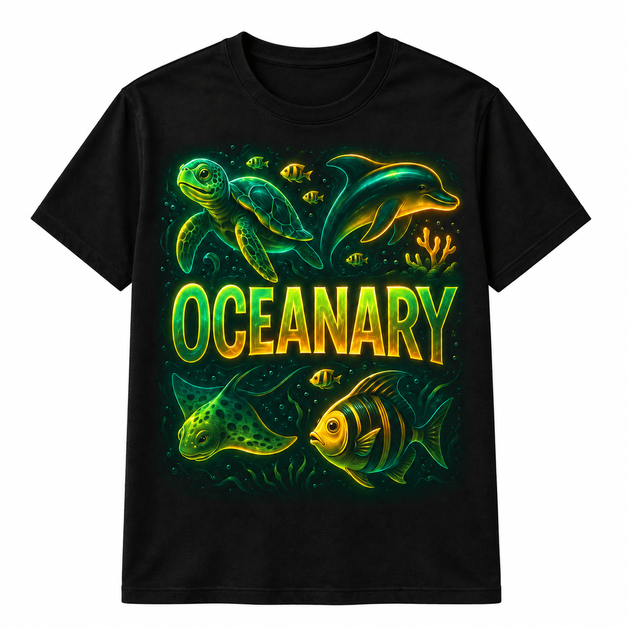 Neon Ocean Tee