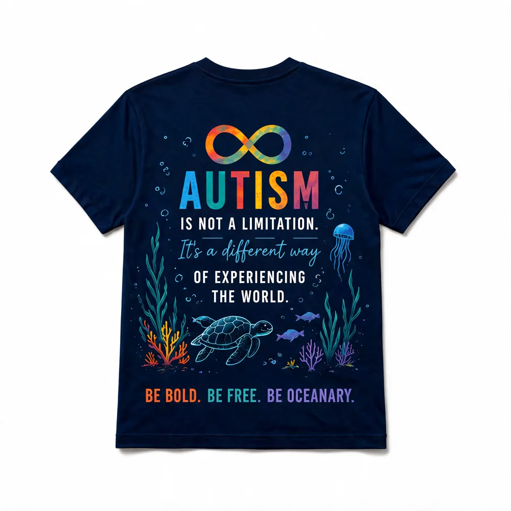 Different Currents Tee — back view