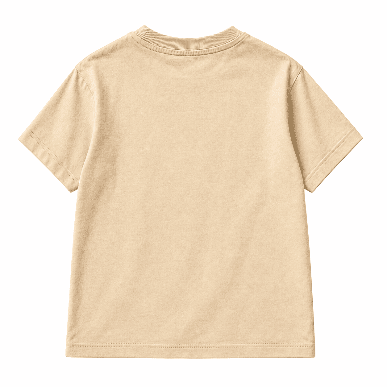 Be Bold Hibiscus Tee - Cream — back view