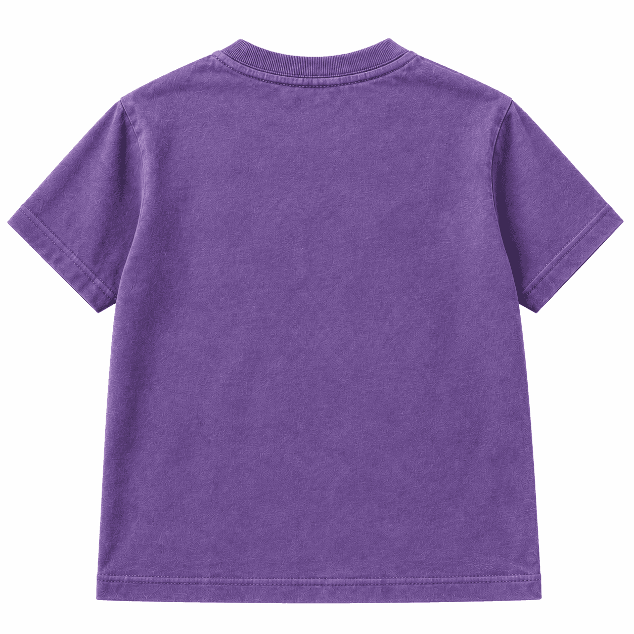 Be Bold Hibiscus Tee - Purple — back view